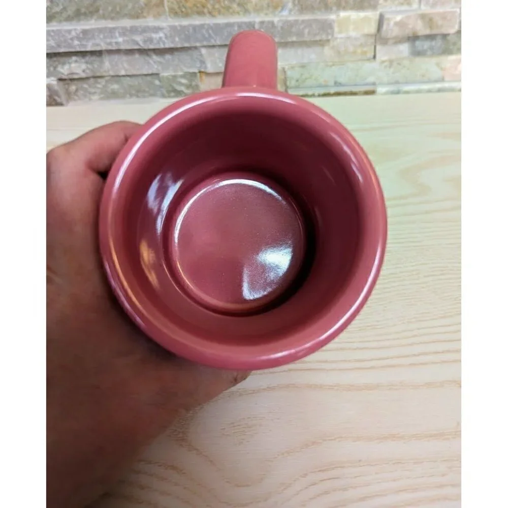 Life is Good Daisy Pink Ceramic Coffee Mug